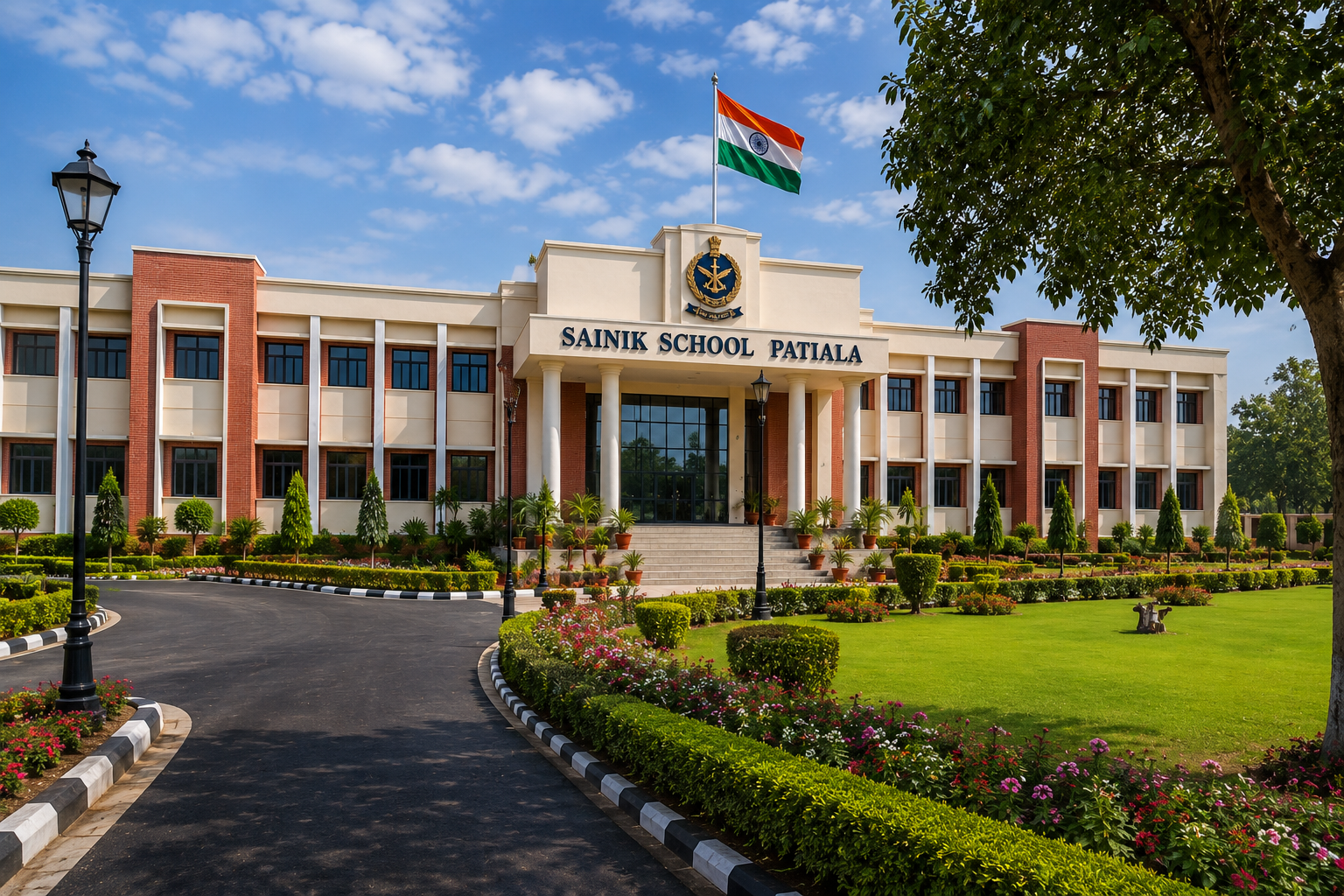 Sainik School Patiala campus and educational environment