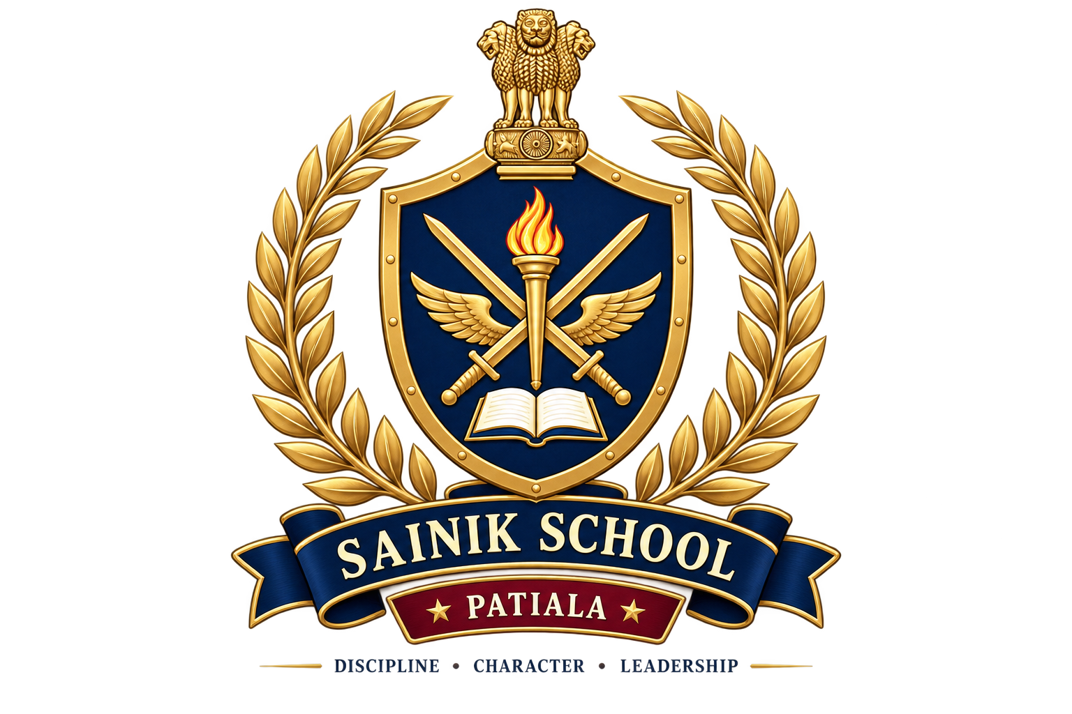 Sainik School Patiala logo